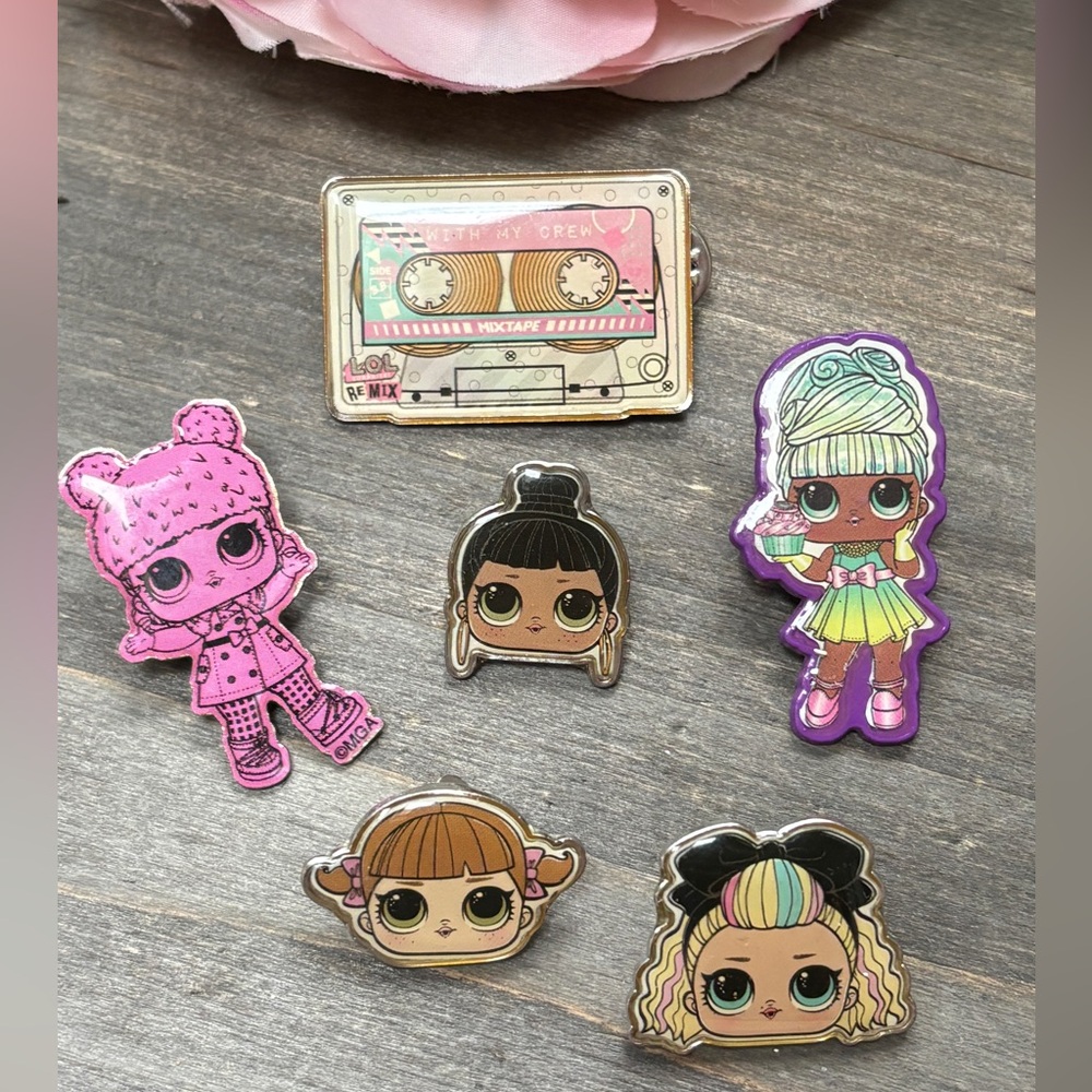 LOL Surprise Pins (set of 6)